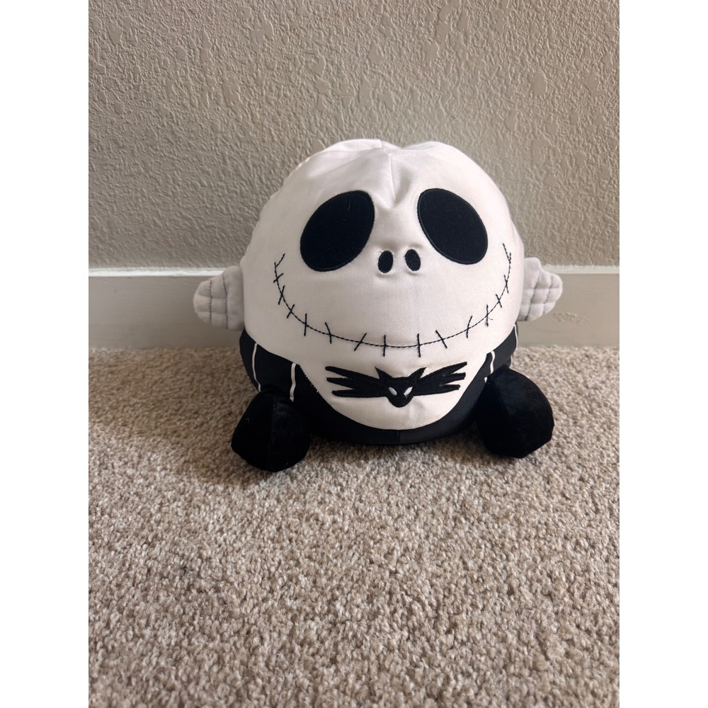 Disney Parks Jack Skellington Nightmare Before Christmas Round Plush Pillow